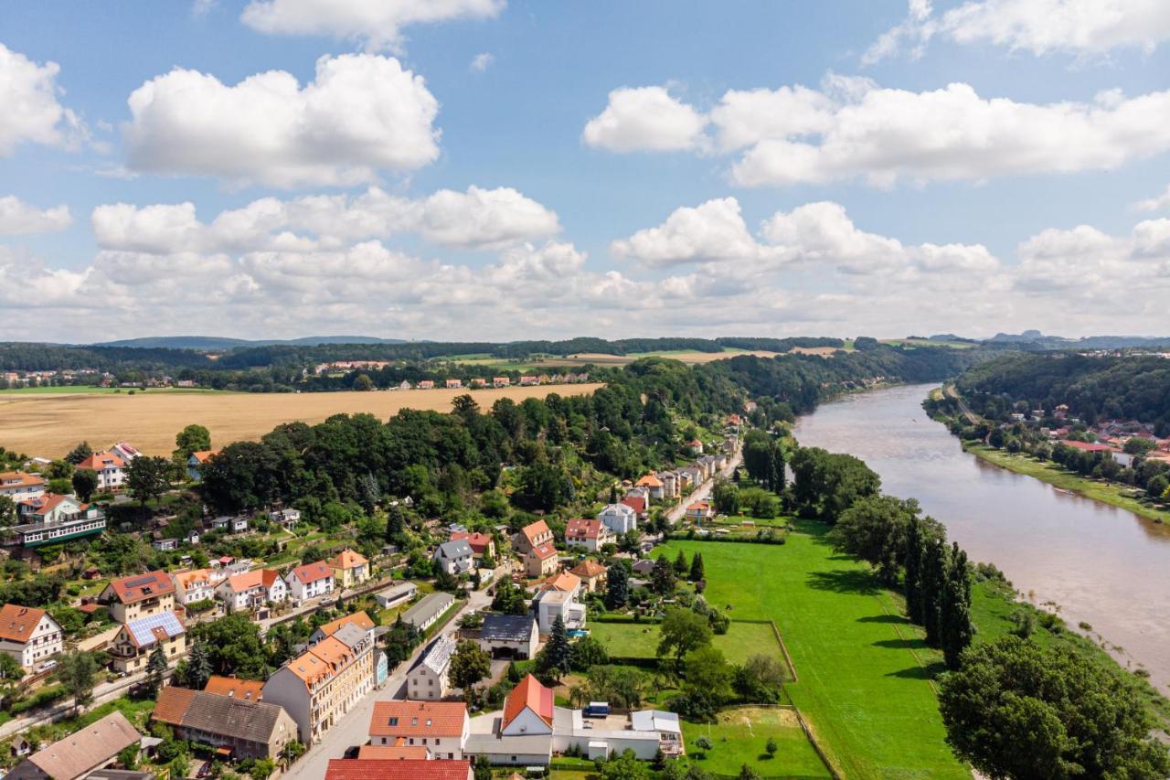Elbpension & Ferienwohnung Saechsische Schweiz Pirna Exteriör bild